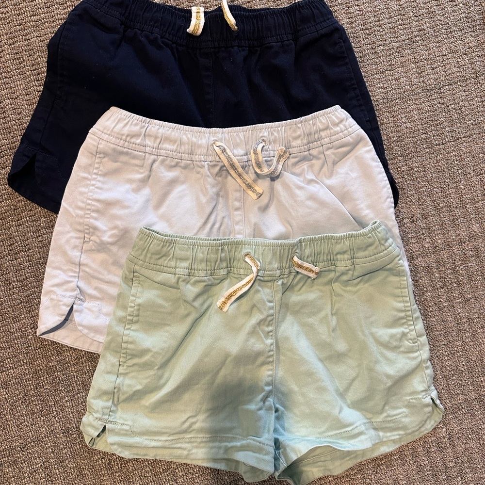 Crewcuts Shorts Set - Navy, Light Blue, Mint size 10
